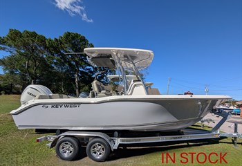 2026 Key West 239 FS  Manta Gray Boat